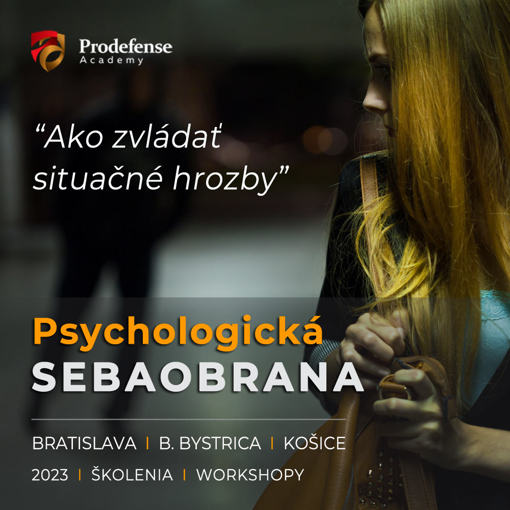 <small><h5>Komplexné školenie s workshopom:</h5></small><BR>Psychológia a správanie v sebaobrane<BR>